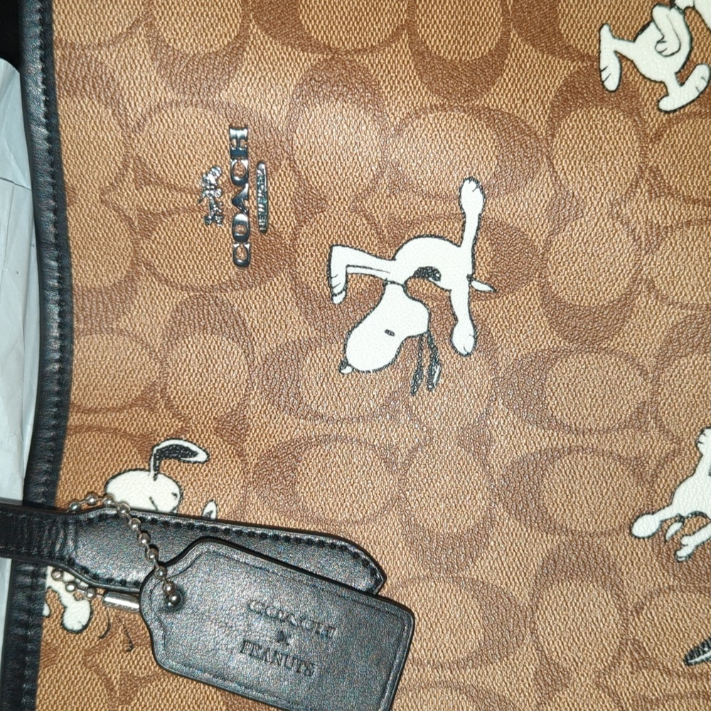 Coach × Peanuts Snoopy Tote